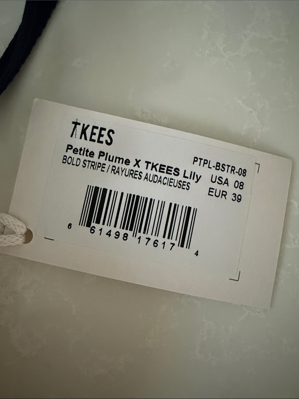 Petite Plume x TKEES Lily Sandal in Cabana Stripe - Picture 5 of 7